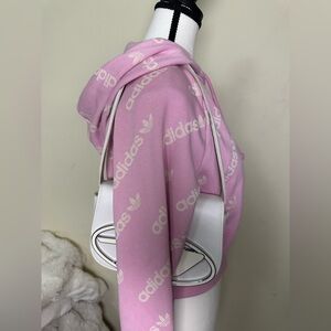 Adidas Light Pink Semi Cropped Jacket 💕